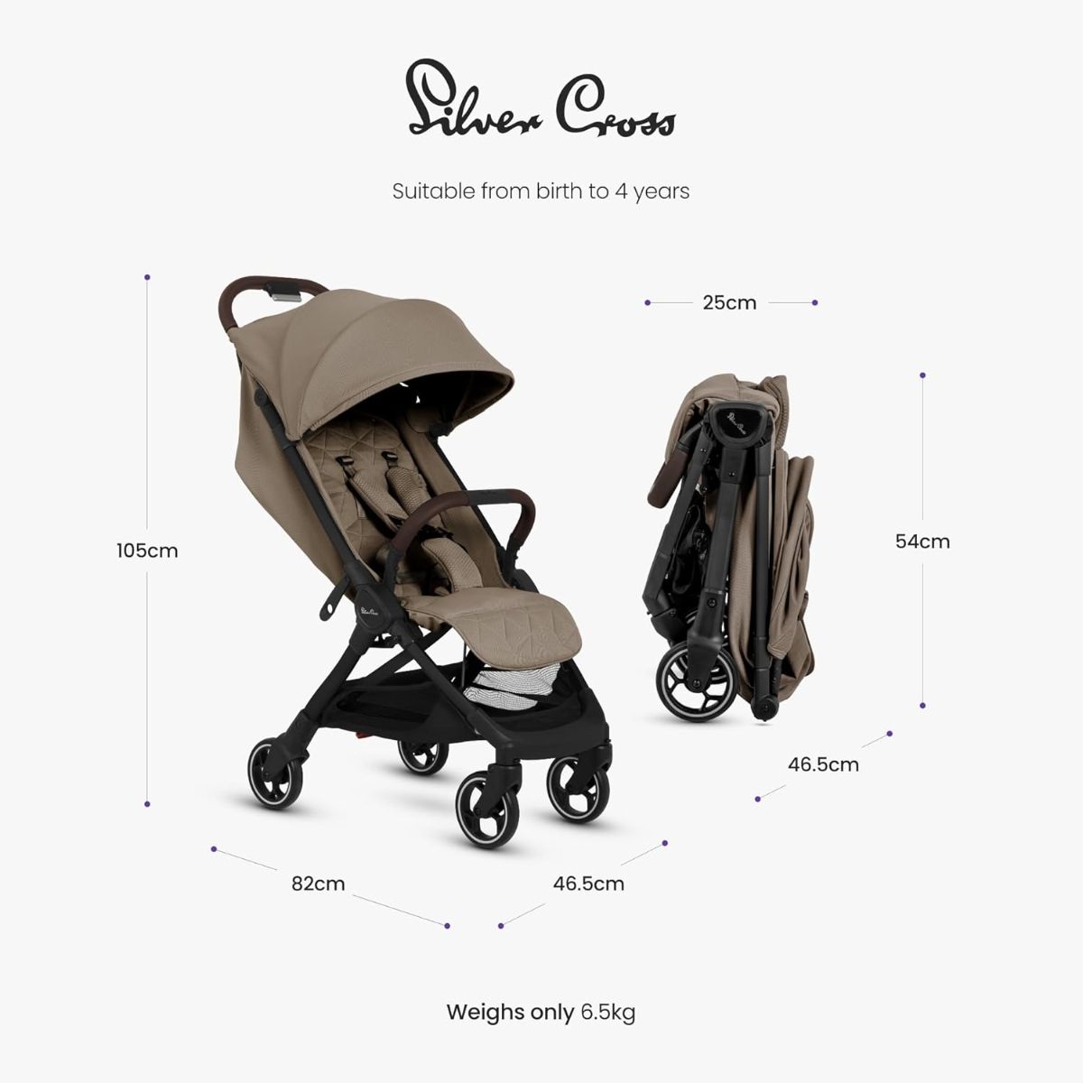 Silver Cross Clic Stroller - Assorted Colours | Mothercare SG
